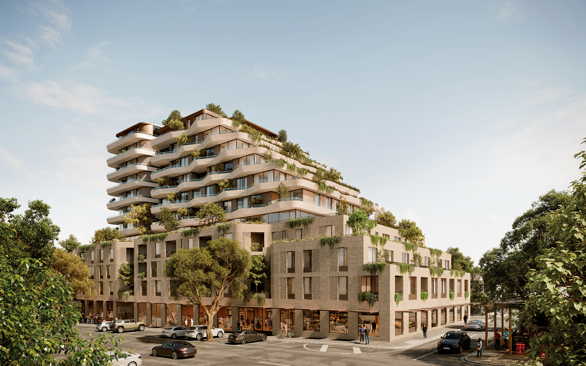 Bellevue Geelong - Artist's impression of the Bellevue Geelong retirement apartments